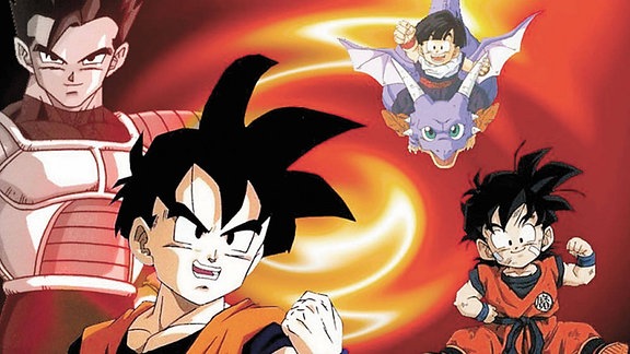 Illustrationen des Mangas "Dragon Ball"