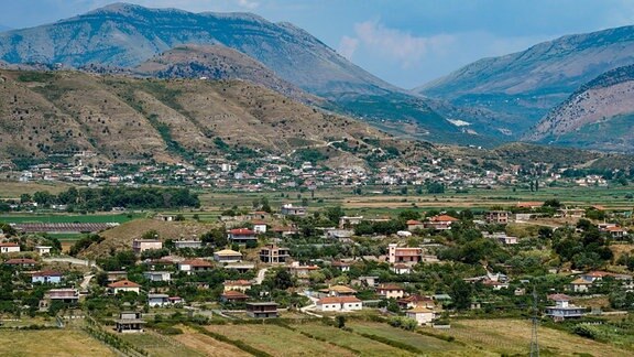 Landschaft bei Saranda im südlichen Albanien