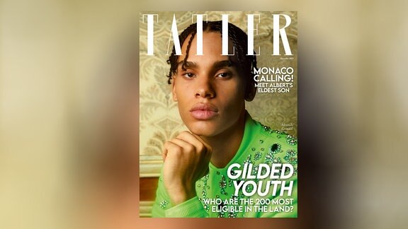 Alexandre Grimaldi ist auf dem Cover der Dezember-Ausgabe des Magazins "Tatler" zu sehen.