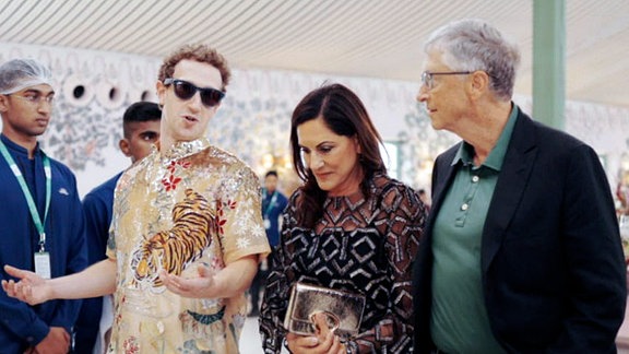 Mark Zuckerberg, Paula Hurd, Bill Gates