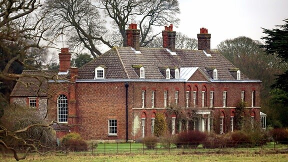 Der Landsitz Anmer Hall in der englischen Grafschaft Norfolk.