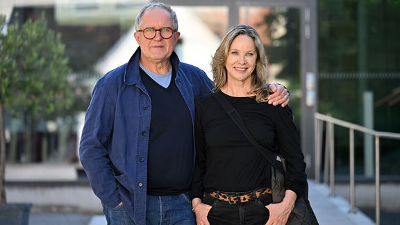 Ann-Kathrin Kramer, Schauspielerin, und Harald Krassnitzer, Schauspieler