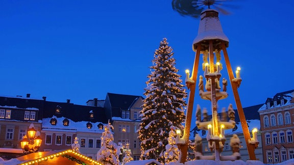 Weihnachtsmarkt in Annaberg-buchholz.