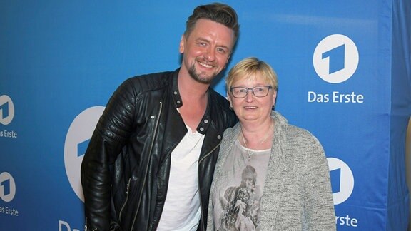 Sänger Ben Zucker mit seiner Mutter Christina