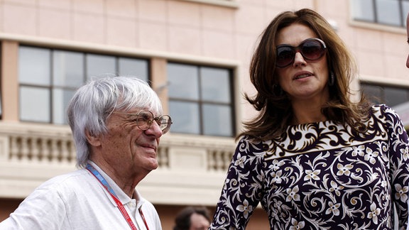 Bernie Ecclestone mit Slavica