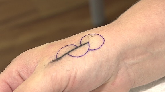 Organspende-Tattoo