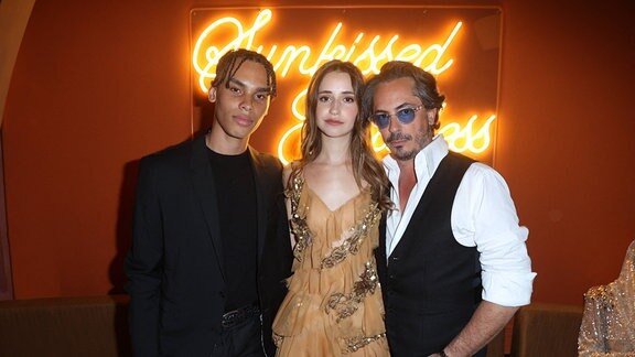 Alexandre Grimaldi, Savannah Hennessy und Kilian Hennessy