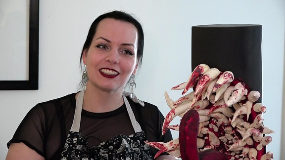 Eine junge Frau