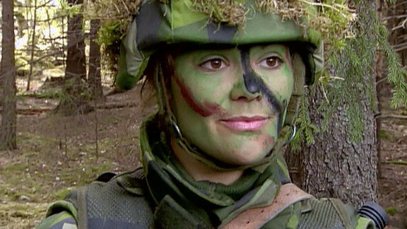 Prinzessin Victoria von Schweden in Tarnung