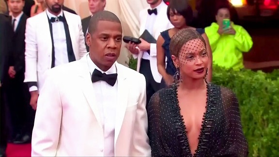 Jay-Z und Beyonce bei einer Veranstaltung