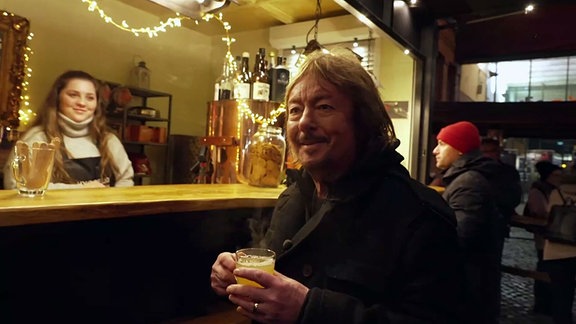 Chris Norman auf dem Weihnachtsmarkt