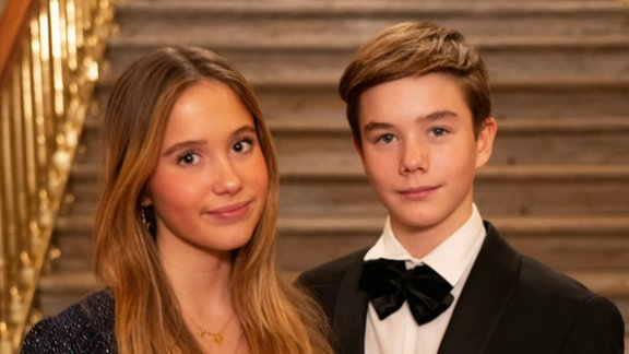 Ein Junge und ein Mädchen
