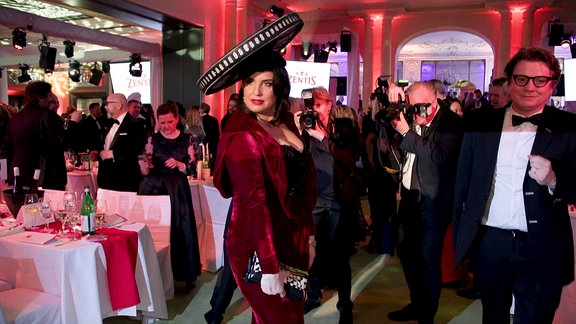 Prominente und Presse beim Deutschen Filmball 2025.