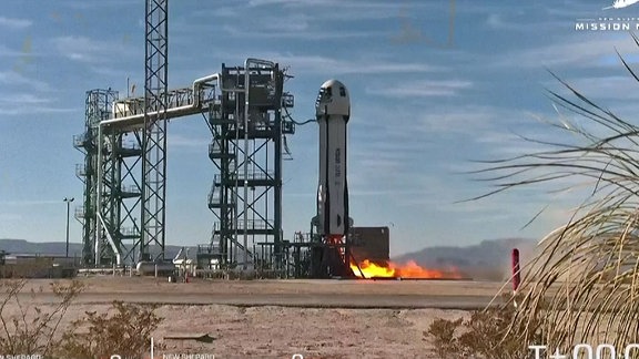 Raketenstart Blue Origin