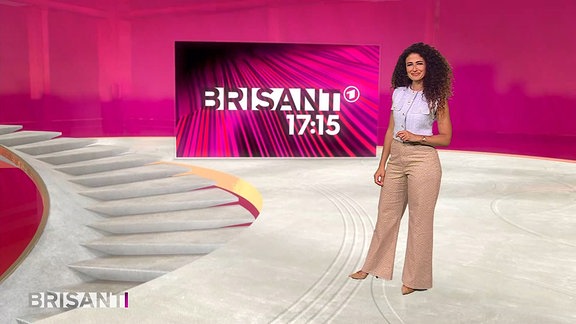 Marwa Eldessouky im Studio von Brisant.