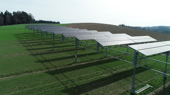 Ein Solarfeld