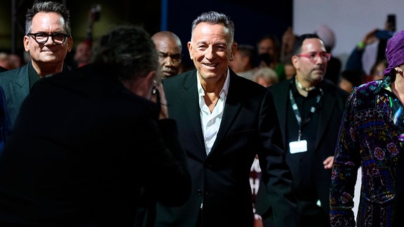 Bruce Springsteen wird fotografiert