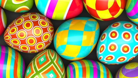 Bunte Ostereier