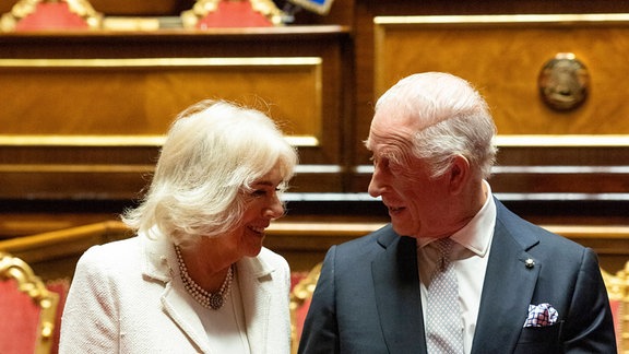 Camilla und Charles in Italien