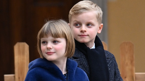 Prinz Jacques von Monaco and Prinzessin Gabriella von Monaco
