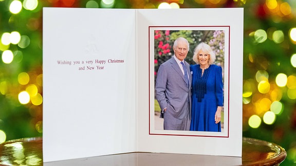 Weihnachtskarte für König Karl III.