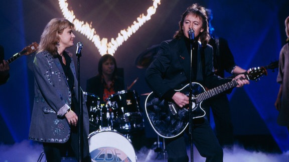 Suzi Quatro beim gemeinsamen Auftritt mit Chris Norman