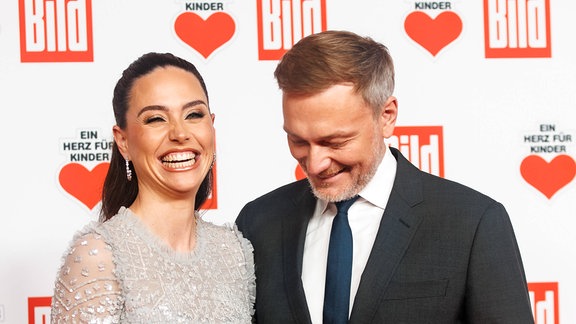 Christian Lindner und Franca Lehfeldt