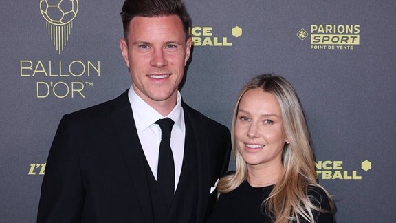 Marc-Andre Ter Stegen und Daniela Jehle