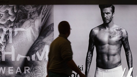 Werbung mit David Beckham