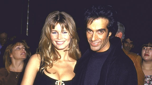 David Copperfield und Claudia Schiffer