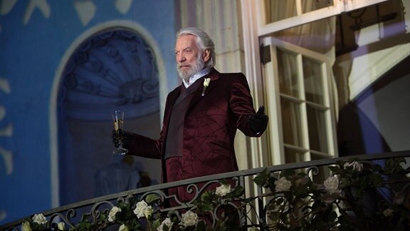Standbild von Donald Sutherland in The Hunger Games: Catching Fire