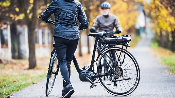 E-Bike in einem Park