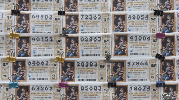 Viele Lotterietickets