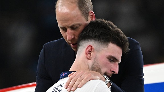 Prinz William und Declan Rice