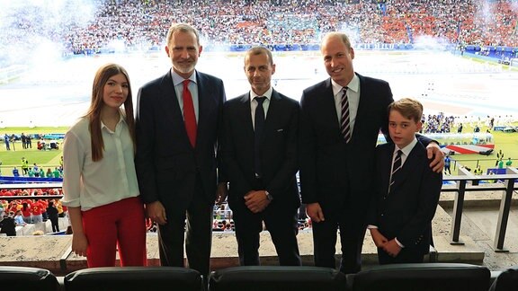Prinzessin Sofia, König Felipe, Aleksander Ceferin, Prinz William, Prinz George