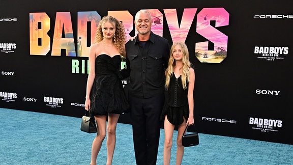 Eric Dane und seine Töchter Billie Beatrice Dane und Georgia Dane