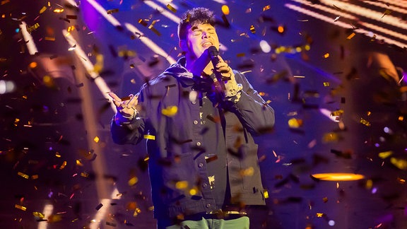 Isaak tritt beim Eurovision Song Contest - Das deutsche Finale 2024 auf.