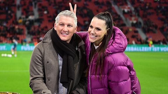 Bastian Schweinsteiger und Esther Sedlaczek