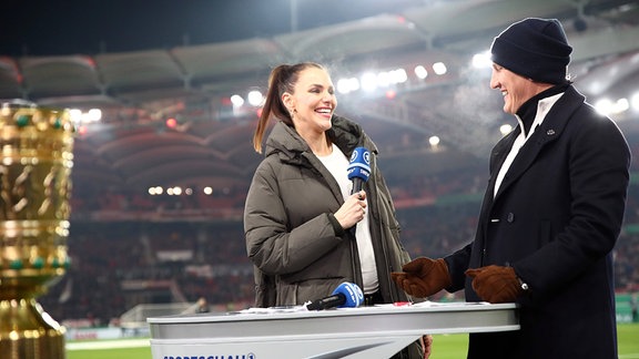 Esther Sedlaczek und Bastian Schweinsteiger