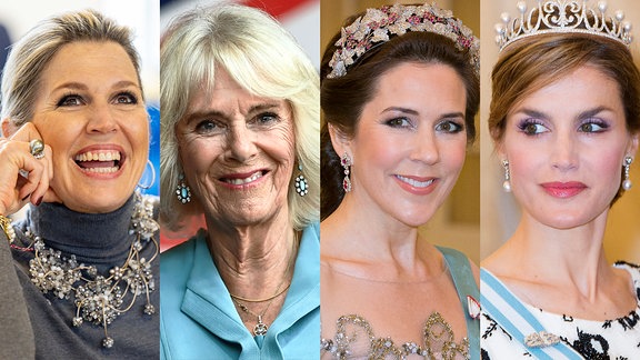 Königin Maxima von den Niederlanden, Königin Camilla, Köngin Mary, Königin Letizia von Spanien