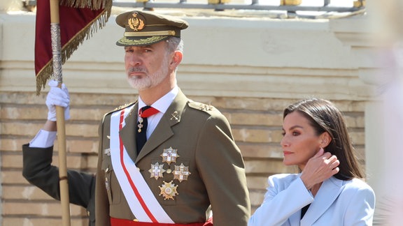 König Felipe VI. und Königin Letizia von Spanien