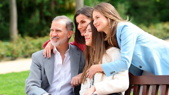 König Felipe, Königin Letizia, Prinzessin Sofia und Kronprinzessin Leonor
