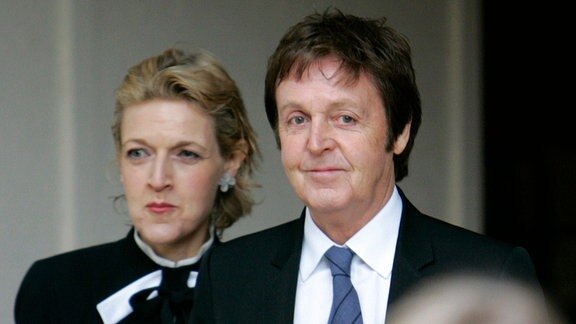 Sir Paul McCartney und Fiona Shackleton