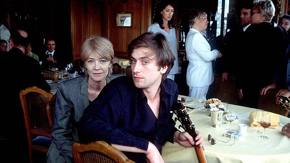 Francoise Haardy mit Freund Thomas Dutronc 