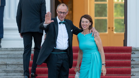 Friedrich Merz und seine Frau Charlotte Merz