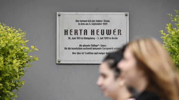 Gedenktafel für Herta Heuwer