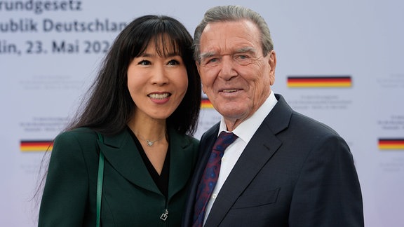 Gerhard Schröder mit Ehefrau So-yeon Schröder-Kim