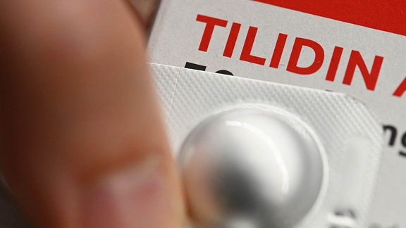 Medikamentenpackung mit der Aufschrift «Tilidin»