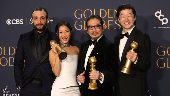 Cosmo Jarvis, Anna Sawai, Hiroyuki Sanada und Tadanobu Asano