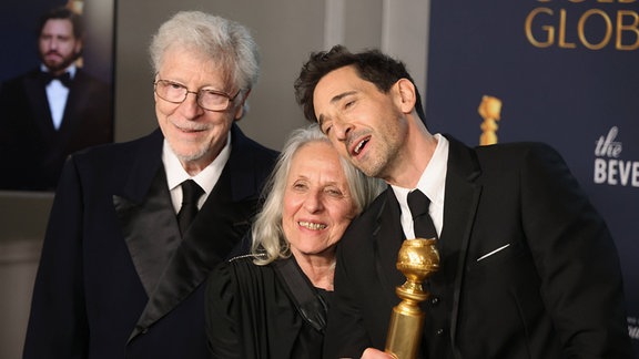 Elliot Brody, Adrien Brody und Sylvia Plachy